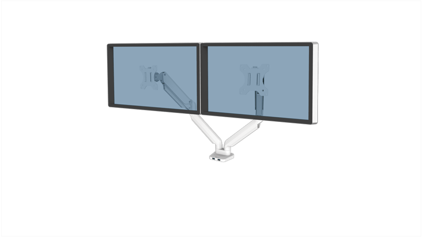 Desk Mounting Monitor Arm for 2 x Screen, 32in Screen Size