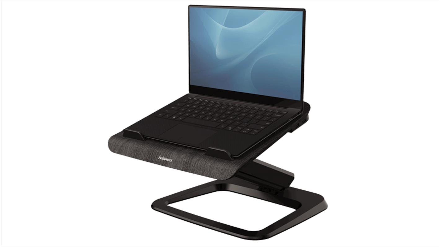 Supporto per PC portatile Fellowes per uso con Computer portatili, 10.20 x 34.20 x 39.60cm, col. Nero, inclinazione