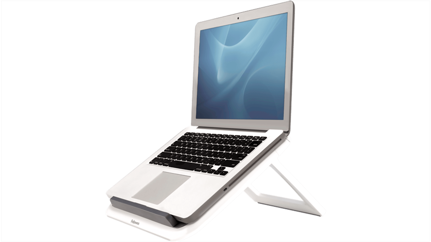 Supporto per PC portatile Fellowes per uso con Computer portatili, 4.20 x 32.00 x 28.60cm, col. Bianco, inclinazione