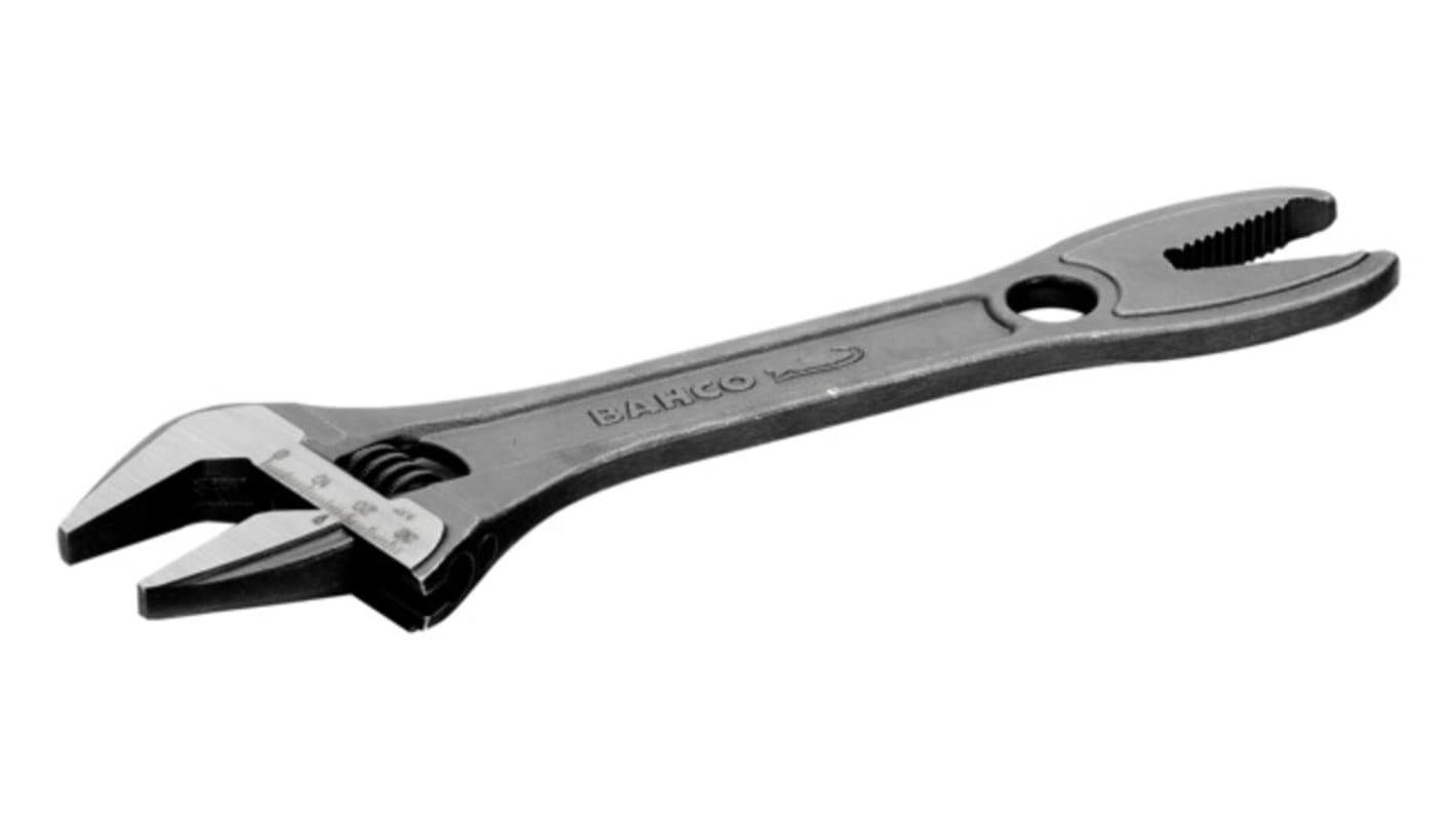 Bahco Adjustable Spanner, 209 mm Overall, 32mm Jaw Capacity, Ergonomic Handle