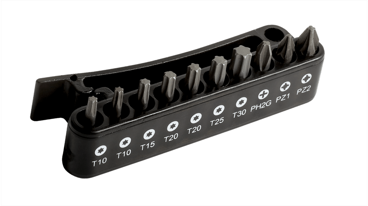 1/4 Bit Set for Phillips/Pozidriv/TORX H