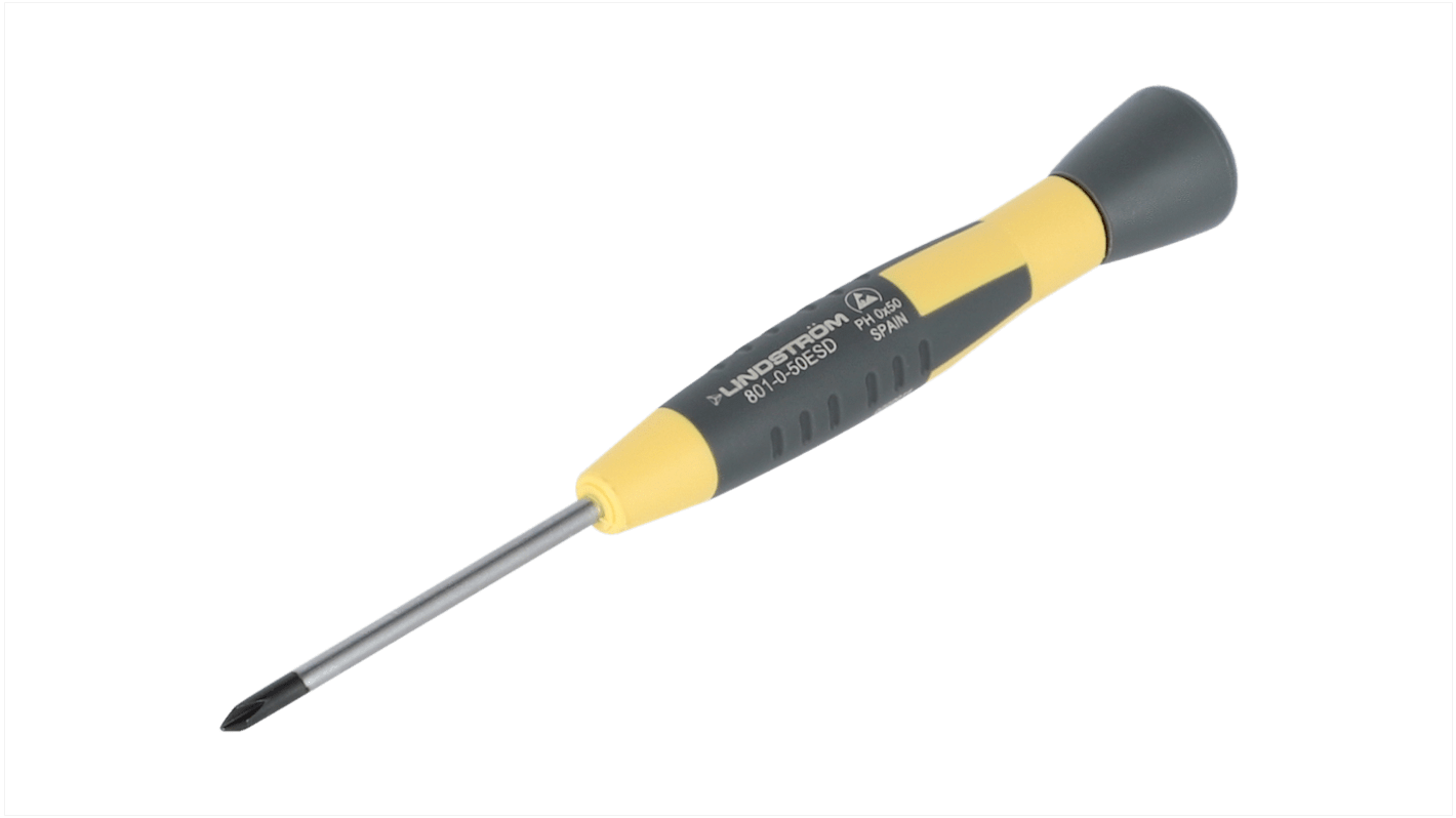 Lindstrom Phillips Precision Screwdriver, PH00 Tip