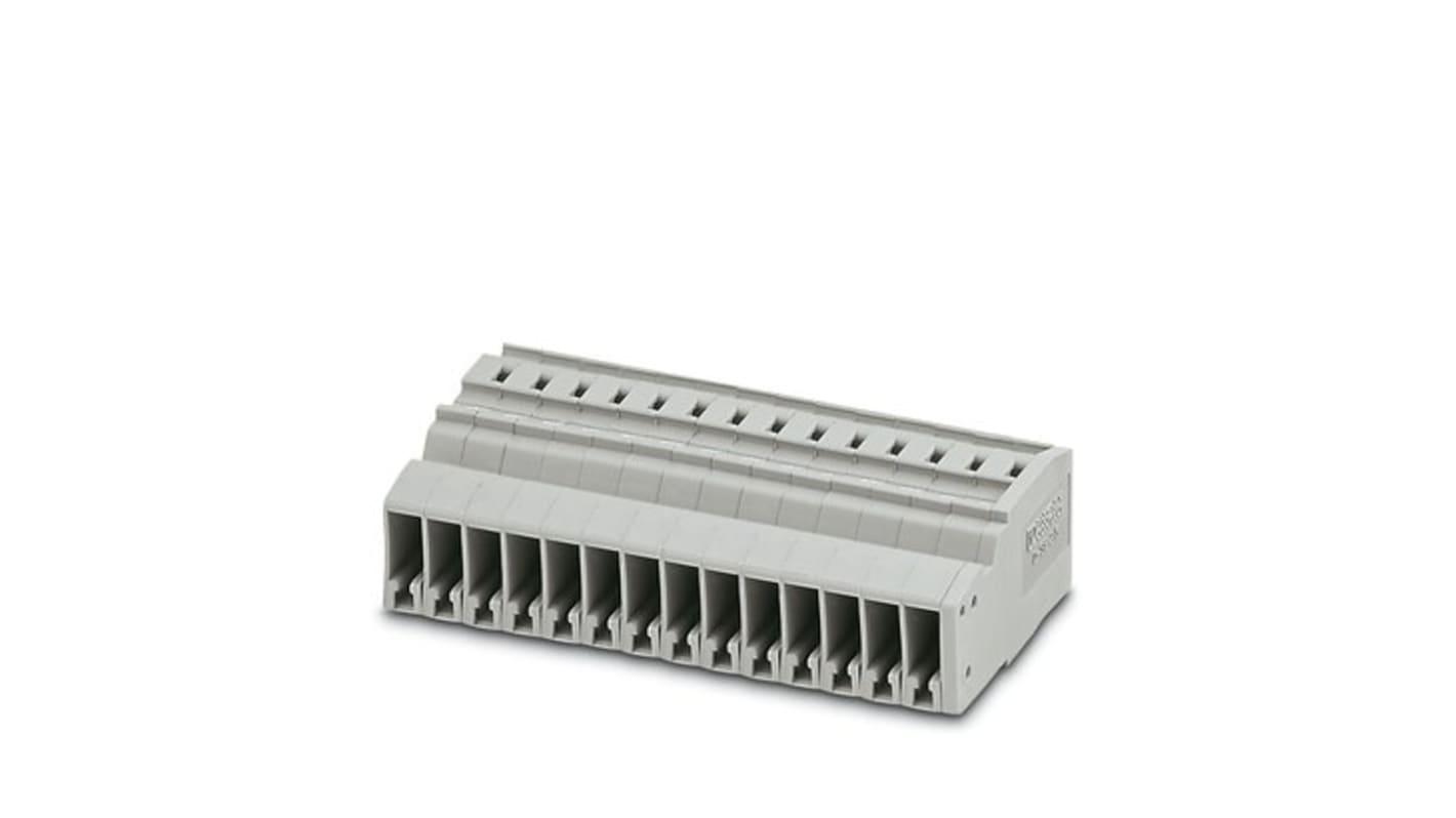 Phoenix Contact SC 2.5/14 Series Combi Receptacle for Use with DIN Rail Terminal Blocks, 24A