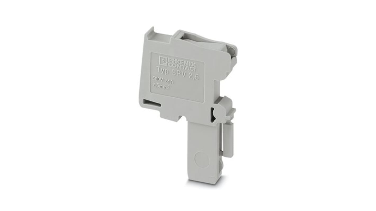 Phoenix Contact SPV 2.5/ 1 Series Terminal Plug for Use with Din Rail, 24A
