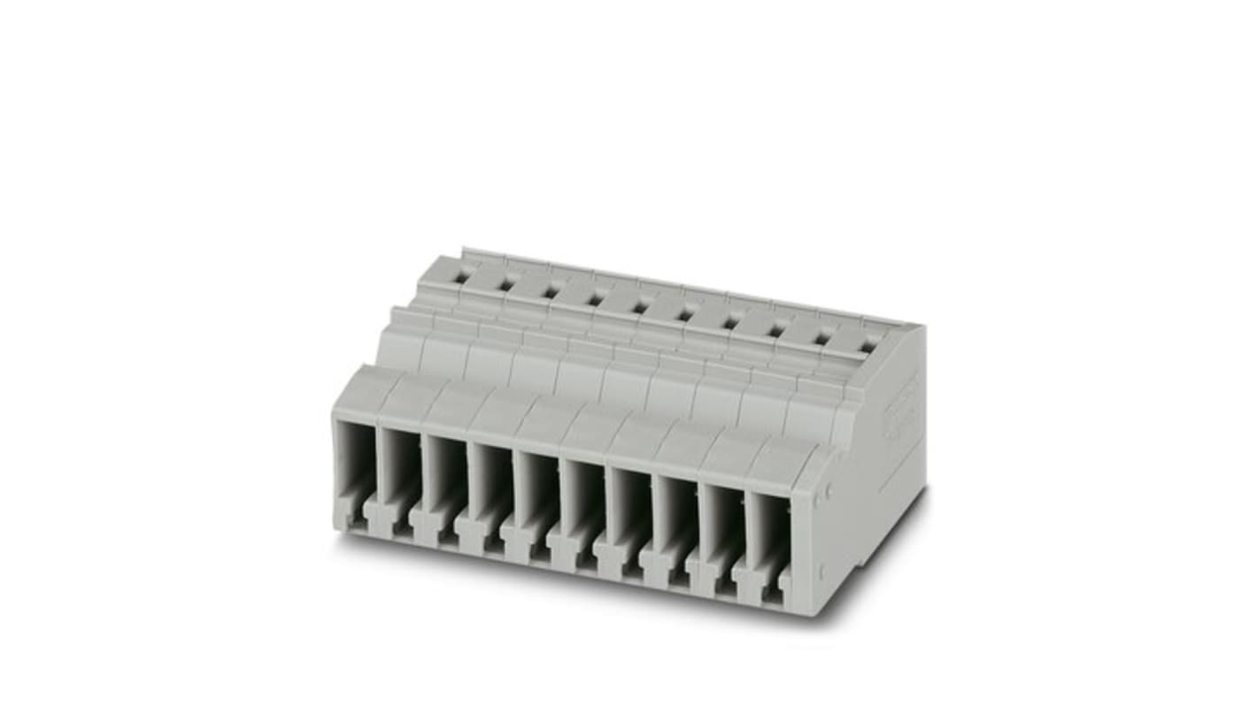 Phoenix Contact SC 2.5/10 Series Combi Receptacle for Use with DIN Rail Terminal Blocks, 24A