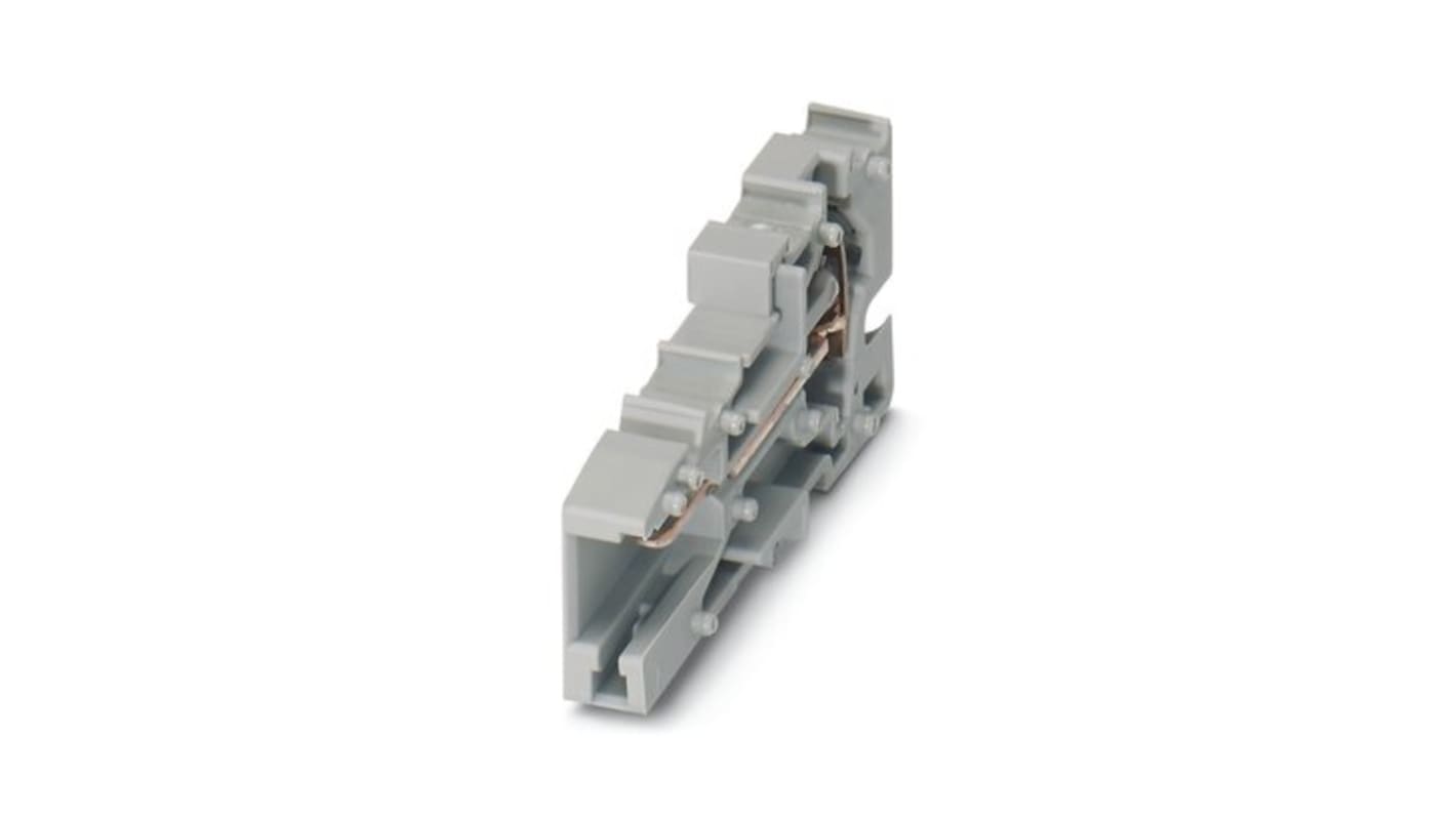 Phoenix Contact SC 4/ 1-L Series Combi Receptacle for Use with DIN Rail Terminal Blocks, 32A