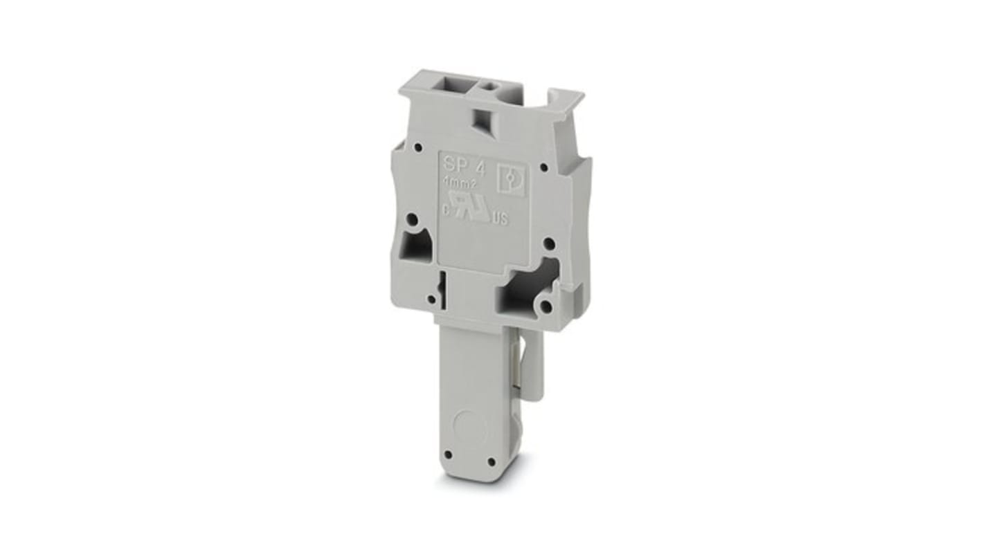 Phoenix Contact SP 4/ 1-L Series Terminal Plug for Use with Din Rail, 32A