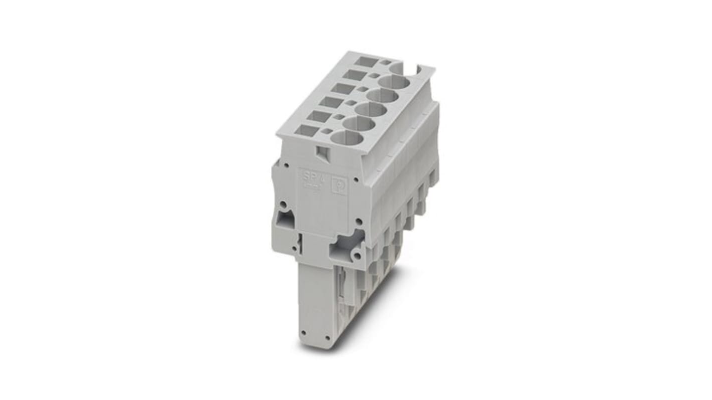 Phoenix Contact SP 4/ 6 Series Terminal Plug for Use with Din Rail, 32A