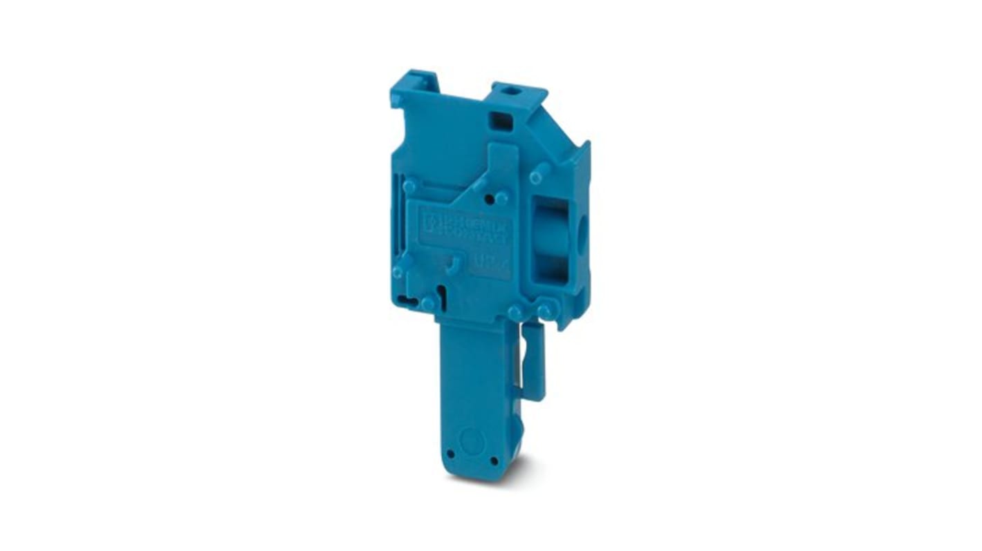 Phoenix Contact UP 4/ 1-M BU Series Terminal Plug for Use with Din Rail, 32A