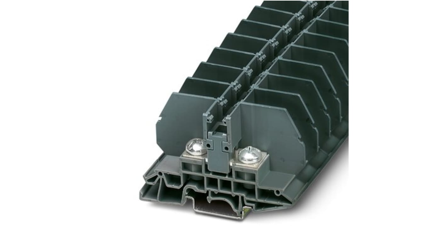 3075883 | Phoenix Contact RSC 6 E Series Dark Grey Terminal Block ...