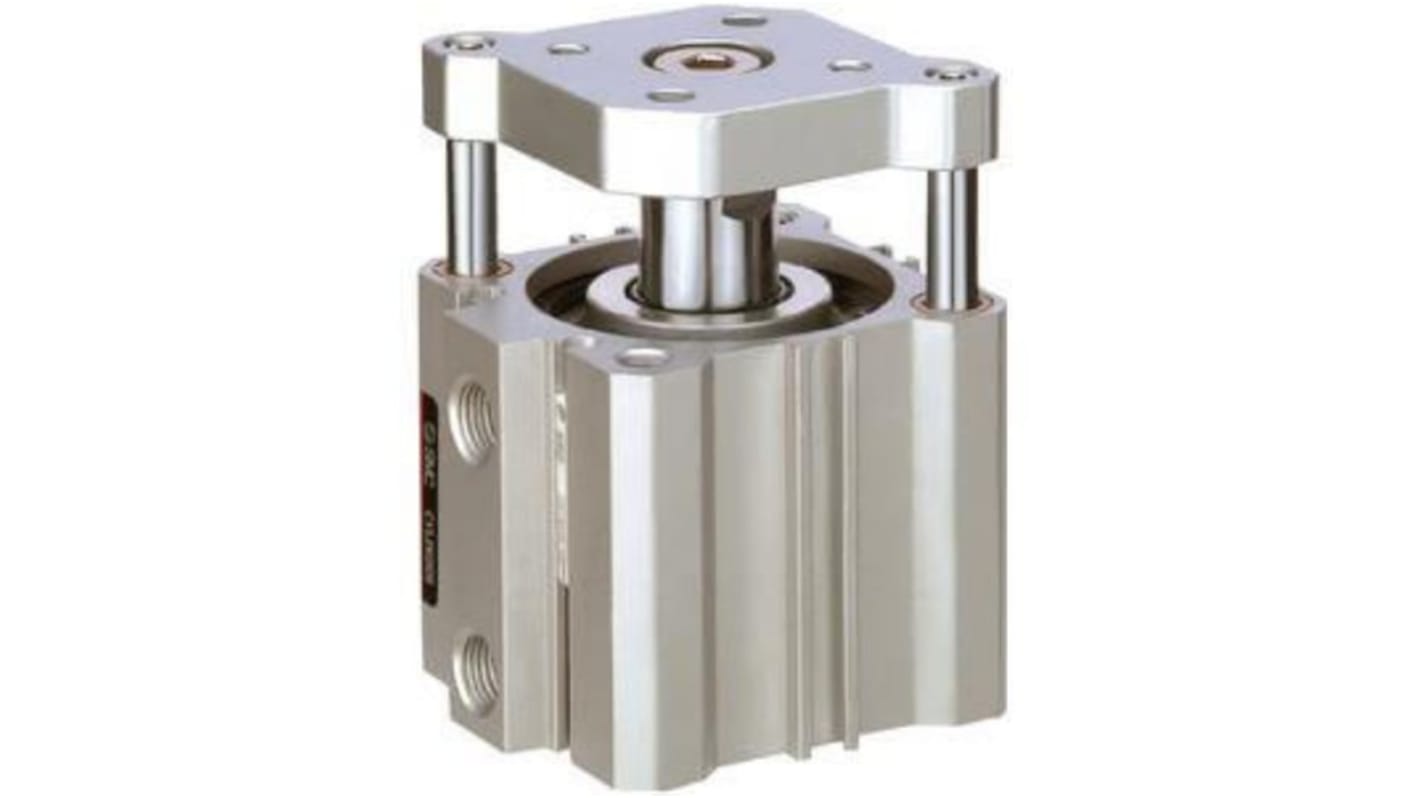 SMC Pneumatic Compact Cylinder - Cylinder Series CQM, 32mm Bore, 20mm Stroke, CQM Series, Double Acting