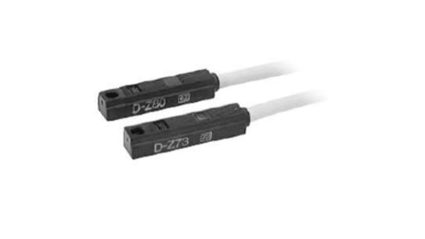 SMC Reed Grommet Pneumatic Switch, D-Z76 Series, 4 → 8V dc, with LED indicator