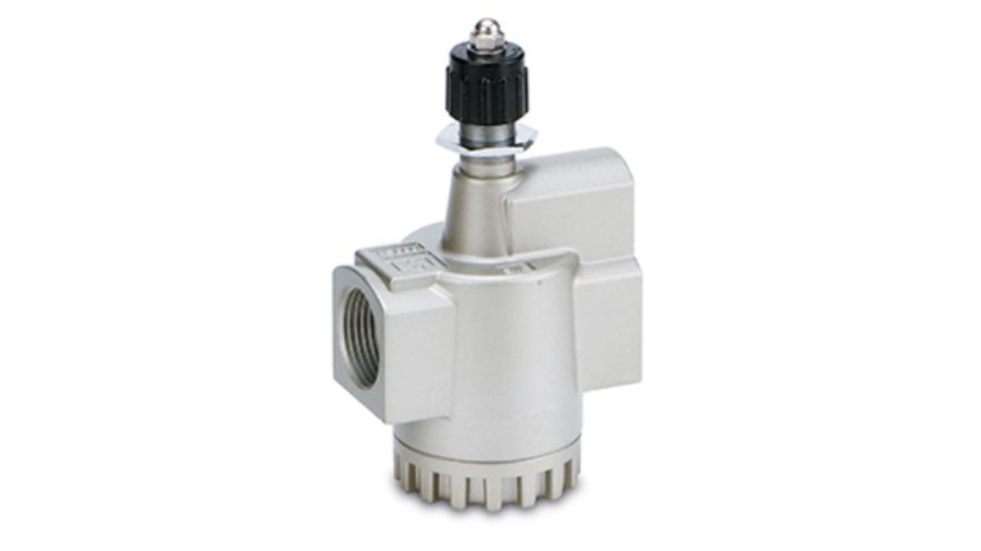 SMC AS Series Threaded Speed Controller, G 1 Female Inlet Port x G 1 Female Outlet Port, AS600-10