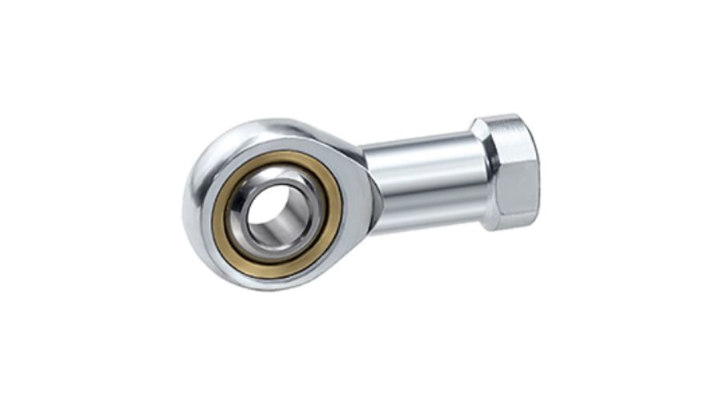 SMC KJD M12 Steel Rod End, 40mm Bore, 66mm Long, Metric Thread Standard, Female Connection Gender