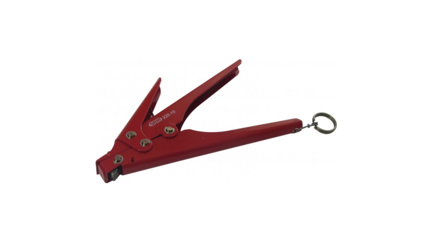 SAM 220-10-FME Pliers, 100 mm Overall, Flat Tip