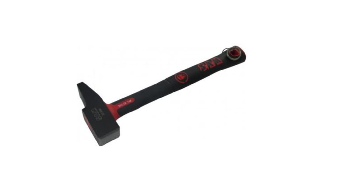 SAM Steel Riveting Hammer with Fibreglass Handle, 1.1kg