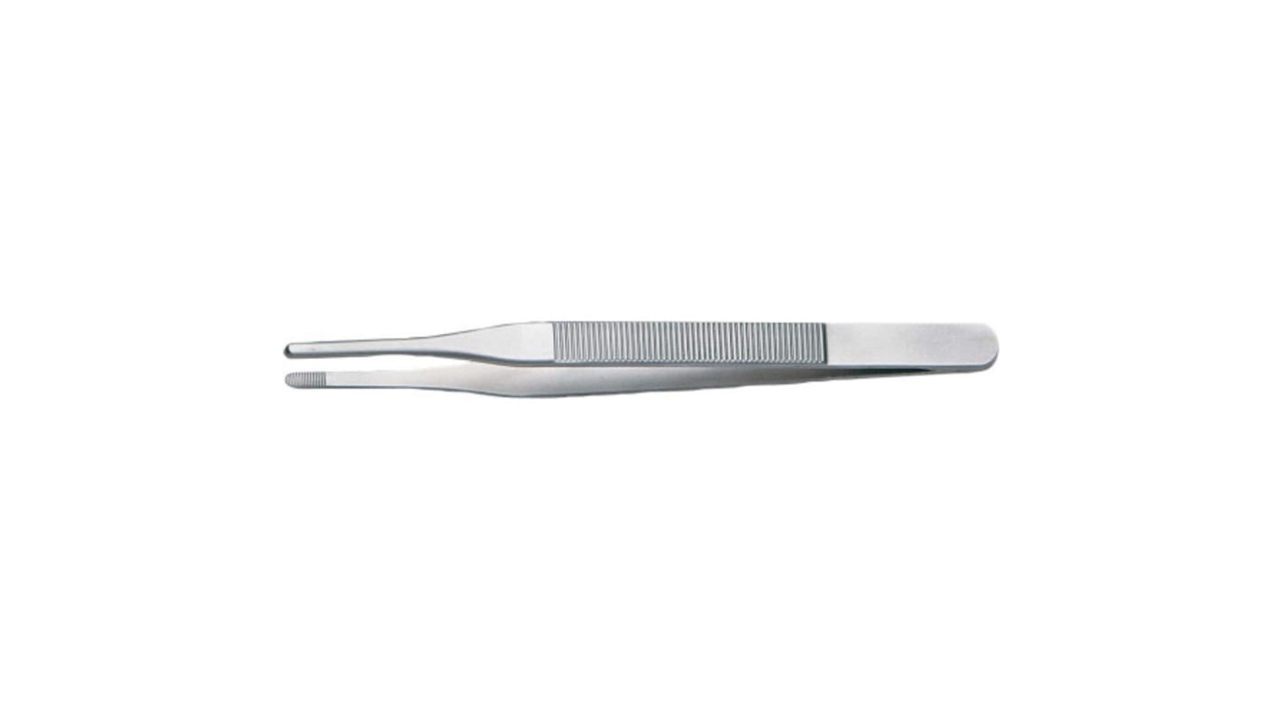 Brucelles de précision SAM 365-4 pointe Droite en  en inox, L. 155 mm