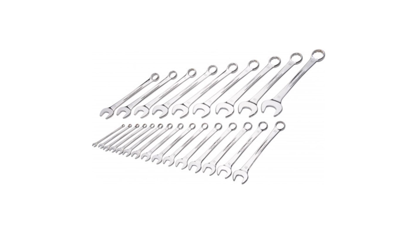 SAM 50N Series 24-Piece Combination Spanner Set, 6 mm, 7 mm, 8 mm, 9 mm, 10 mm, 11 mm, 12 mm, 13 mm, 14 mm, 15 mm, 16