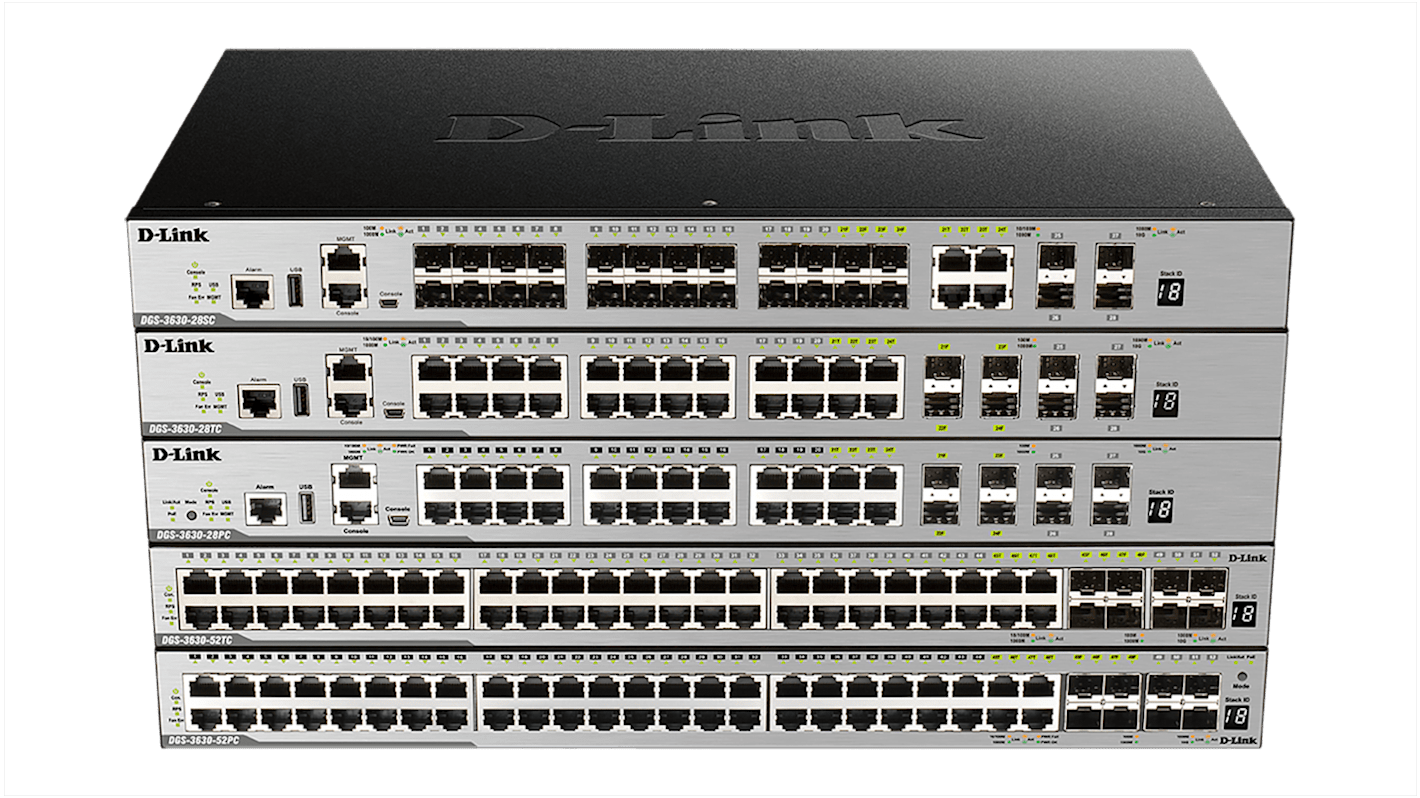 D-Link DGS-3630-28PC/SI, Managed Switch 28 Port Managed Switch With PoE