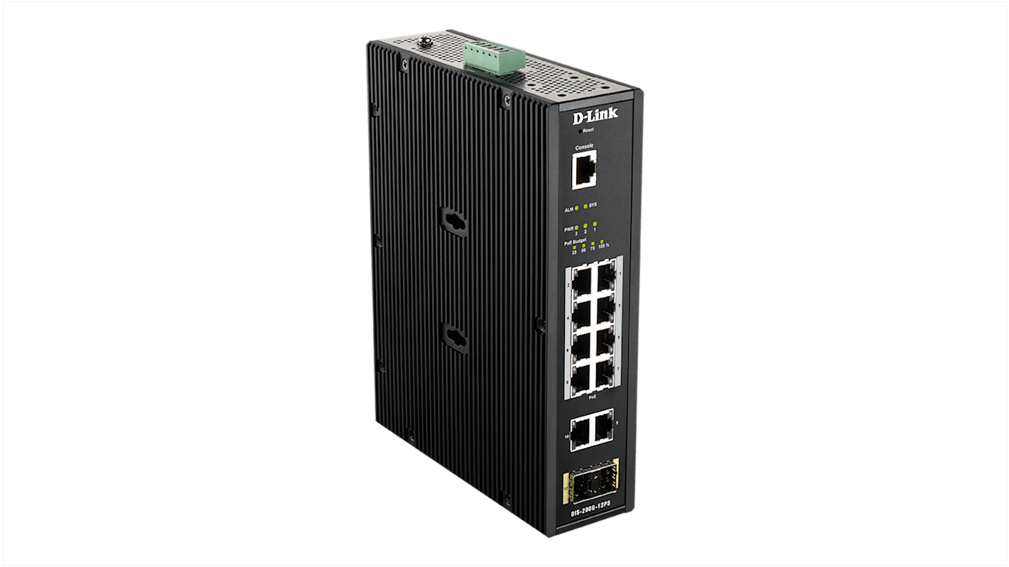 D-Link DIS-200G-12PS, Managed Switch 13 Port Ethernet Switch With PoE