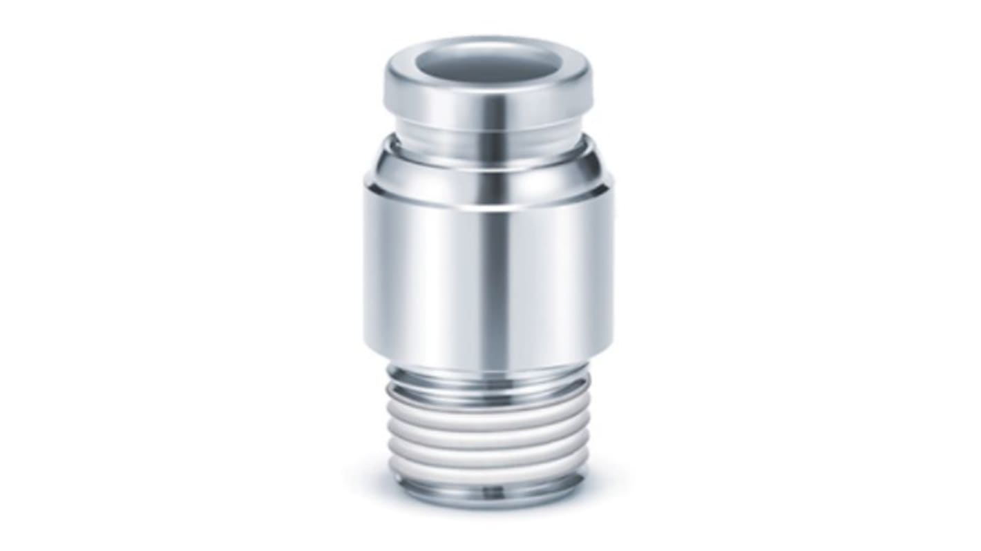 SMC KQB2 Series Threaded-to-Tube, M5 to 6 mm, Threaded-to-Tube Connection Style, SERIE KQB2