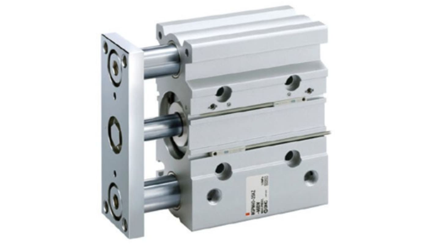 SMC Pneumatic Guided Cylinder - Series MGP, 16mm Bore, 25mm Stroke, MGP Series, Double Acting