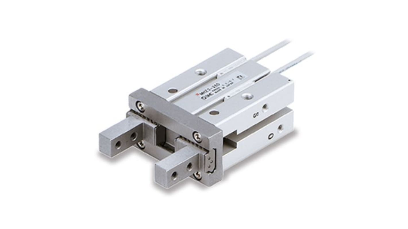 SMC MHZ2 Pneumatikgreifer, Zweifach-Ausführung, 2 Greifarme, Parallel, 7 bar max.