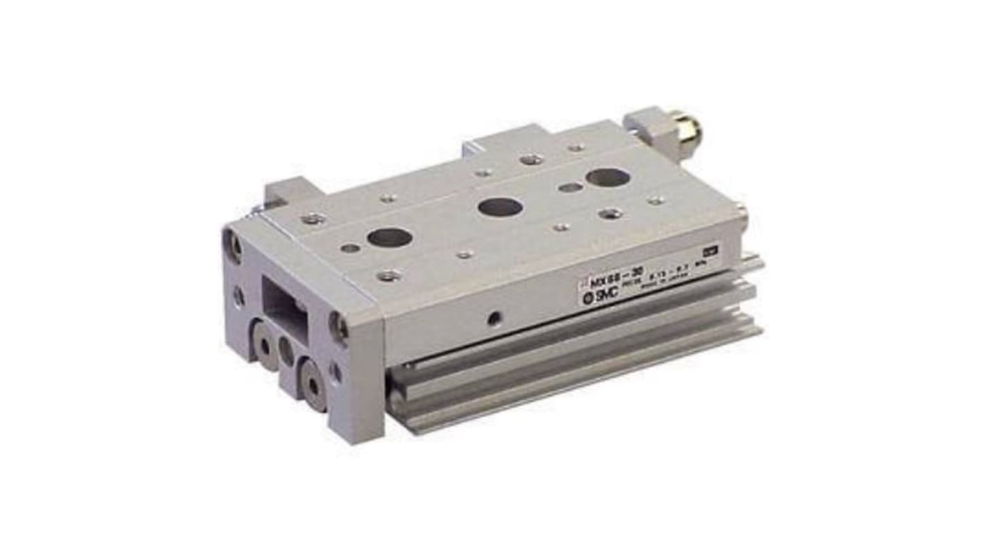 SMC Pneumatic Guided Cylinder - Series MXS, 12mm Bore, 75mm Stroke, MXS Series, Double Acting