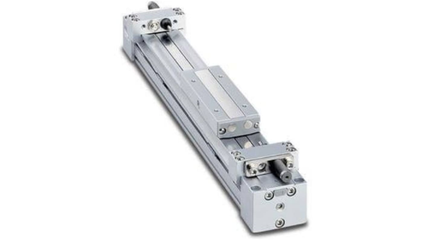 SMC Double Acting Rodless Pneumatic Cylinder 300mm Stroke, 10mm Bore