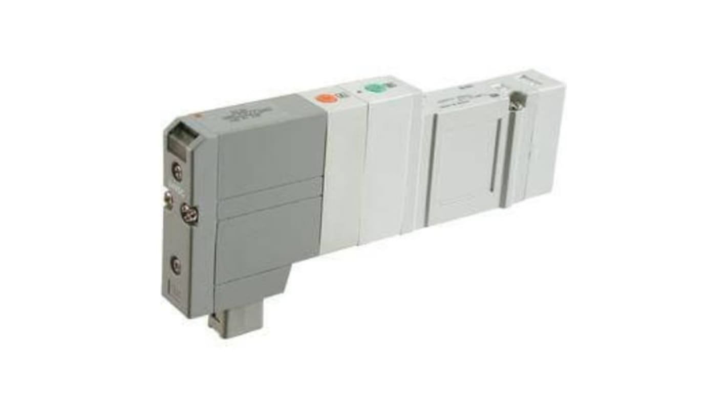 SMC 4 Position dual 3 Port valve (N.C./N.C.) Pneumatic Solenoid Valve - Solenoid One-Touch Fitting 4 mm SV1000 Series