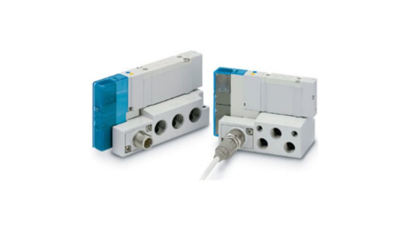 SMC Subplate for Single Unit Pneumatic Solenoid Valve - Solenoid G 1/4 SY5000 Series