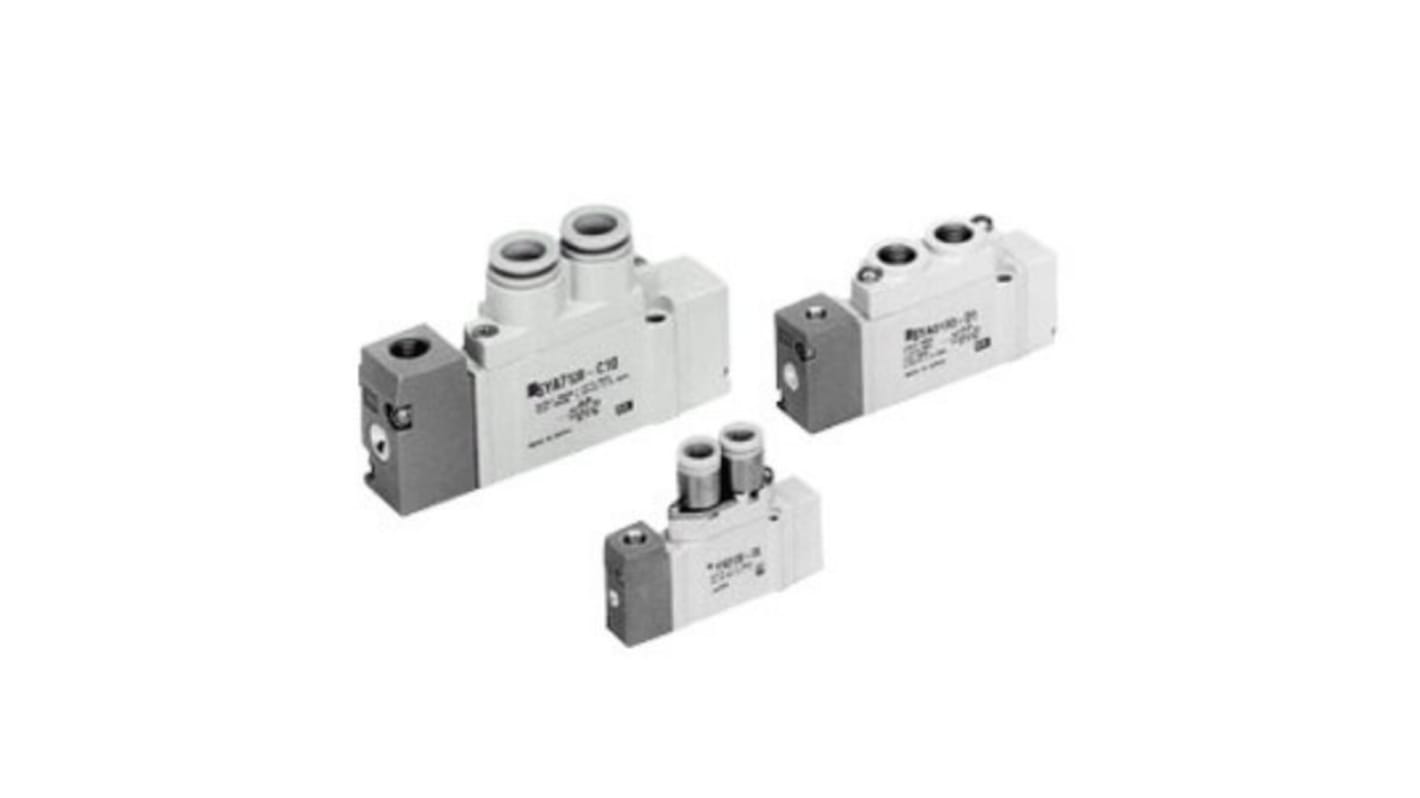 SMC 2 Position Single Valve Pneumatic Solenoid Valve - Solenoid One-Touch Fitting 4 mm SYA3000 Series