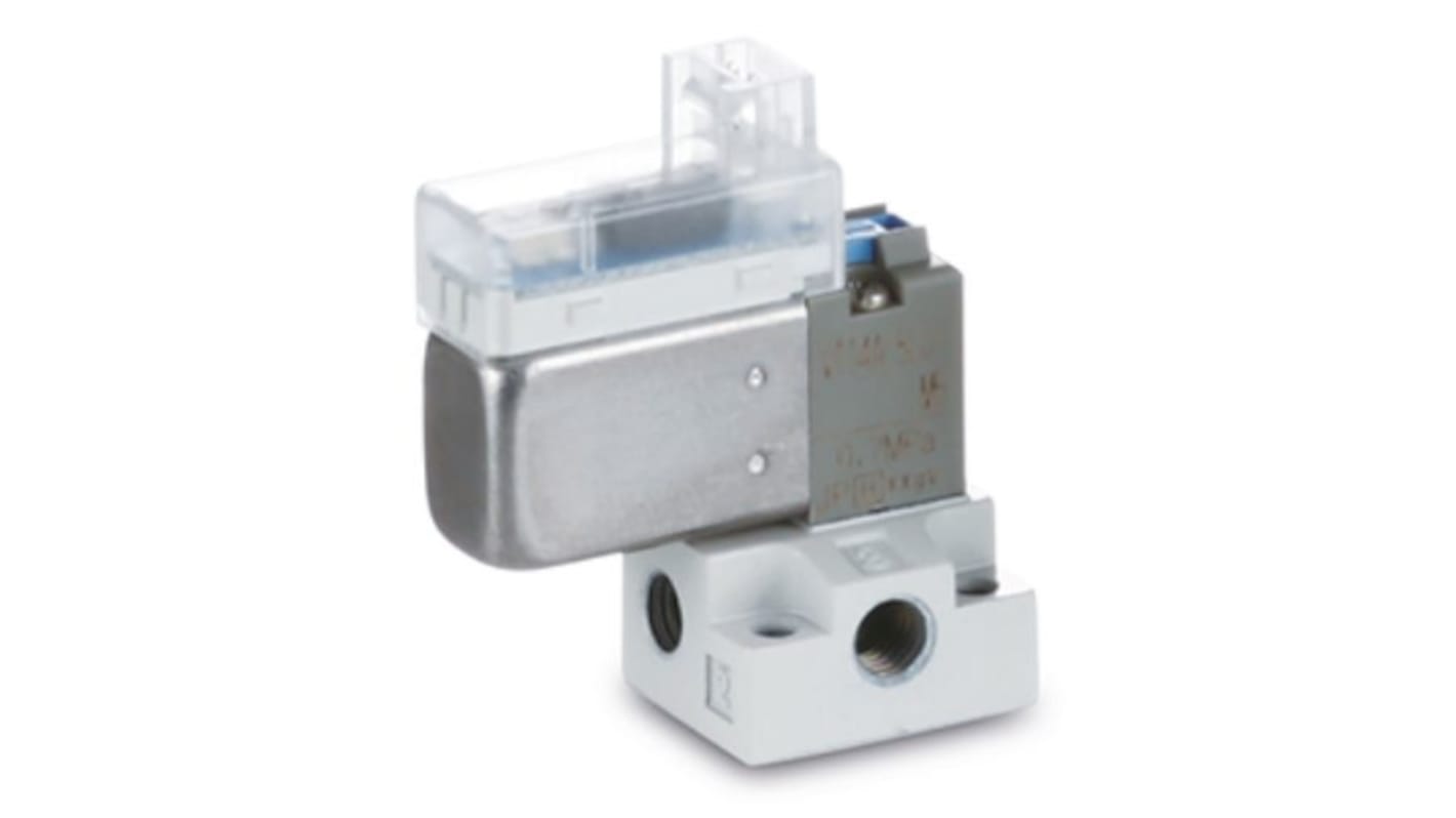 SMC 3 Port Solenoid Valve Pneumatic Solenoid Valve - Solenoid M5 x 0.8 V100 Series