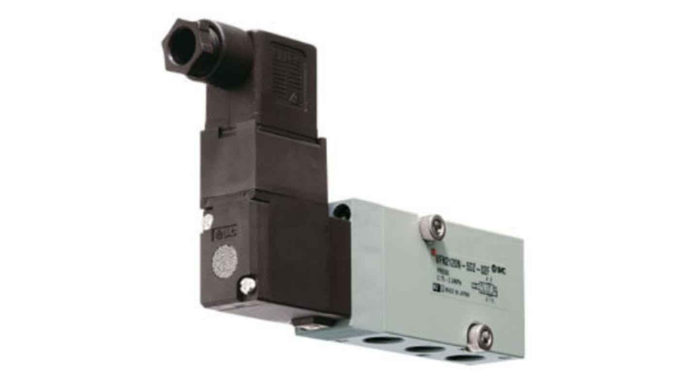 Elettrovalvole per pneumatica SMC, G 1/4, funzione 2 Position Double Valve, azionamento Aria