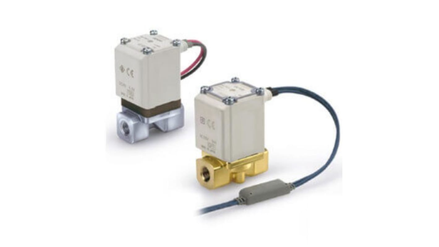 SMC VX21 Pneumatik-Magnetventil Direct Operated 2 Port Solenoid Valve G1/8, Elektrisch-betätigt