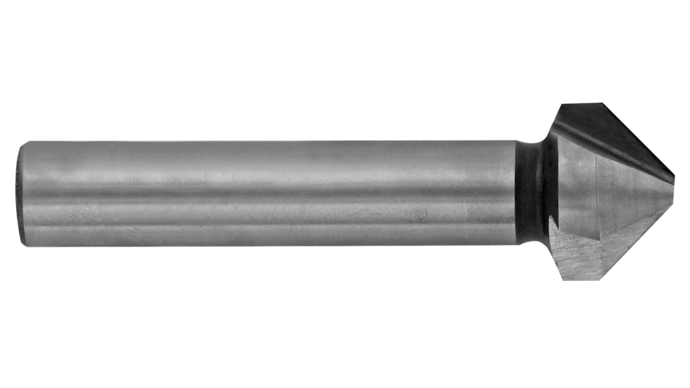 Avellanador cónico  a 90° Tivoly, HSS-Co, cabezal de 12.4mm, longitud 56 mm, piezas