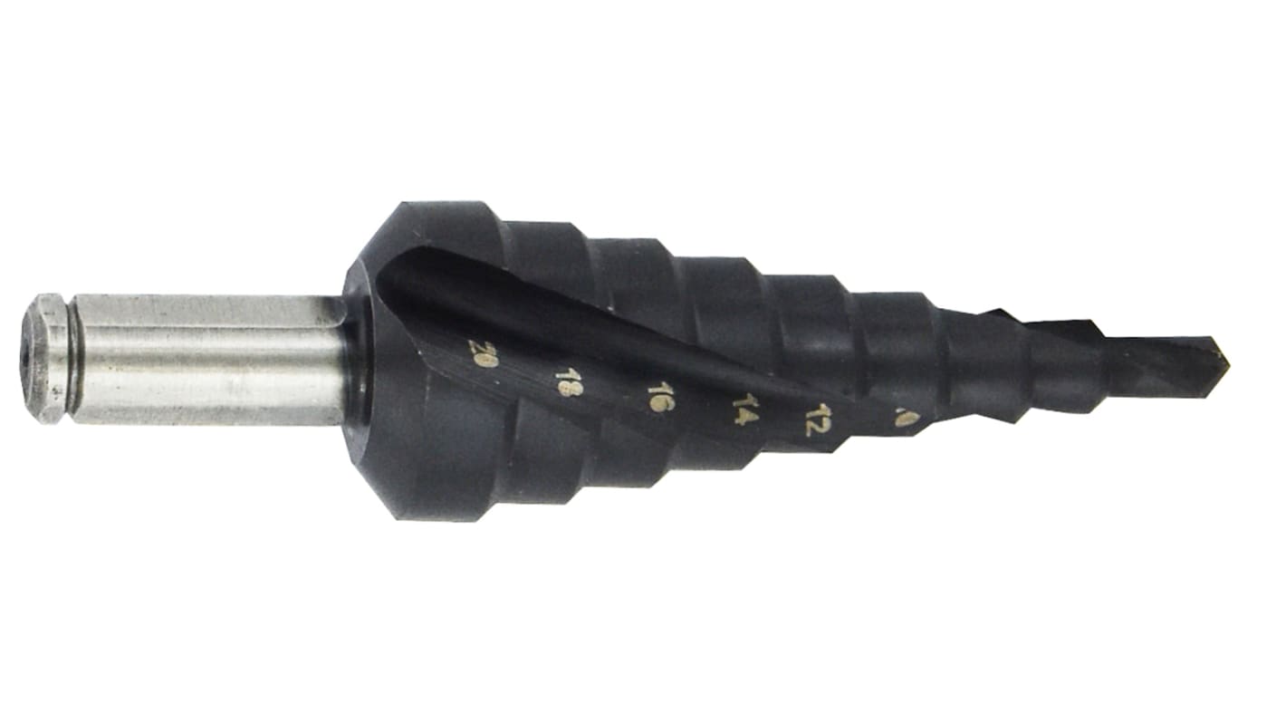 Tivoly High Speed Steel Step Drill Bit 4mm x 20mm