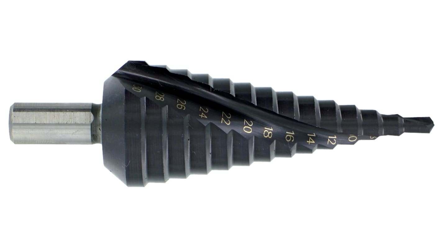 Tivoly High Speed Steel Step Drill Bit 4mm x 30mm