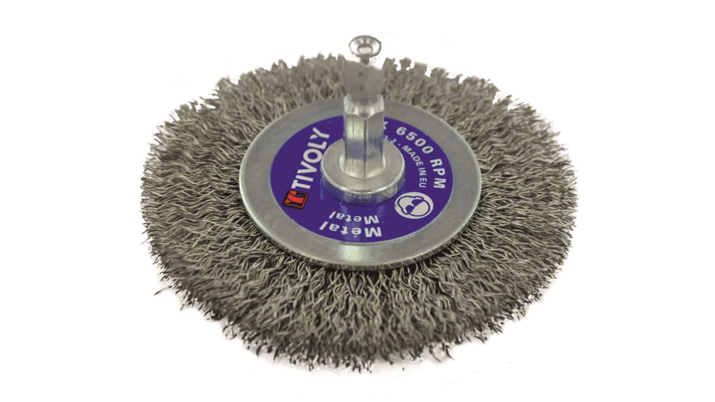 Brosse CIRCULAIRE ETAGEE -fil acier -déc