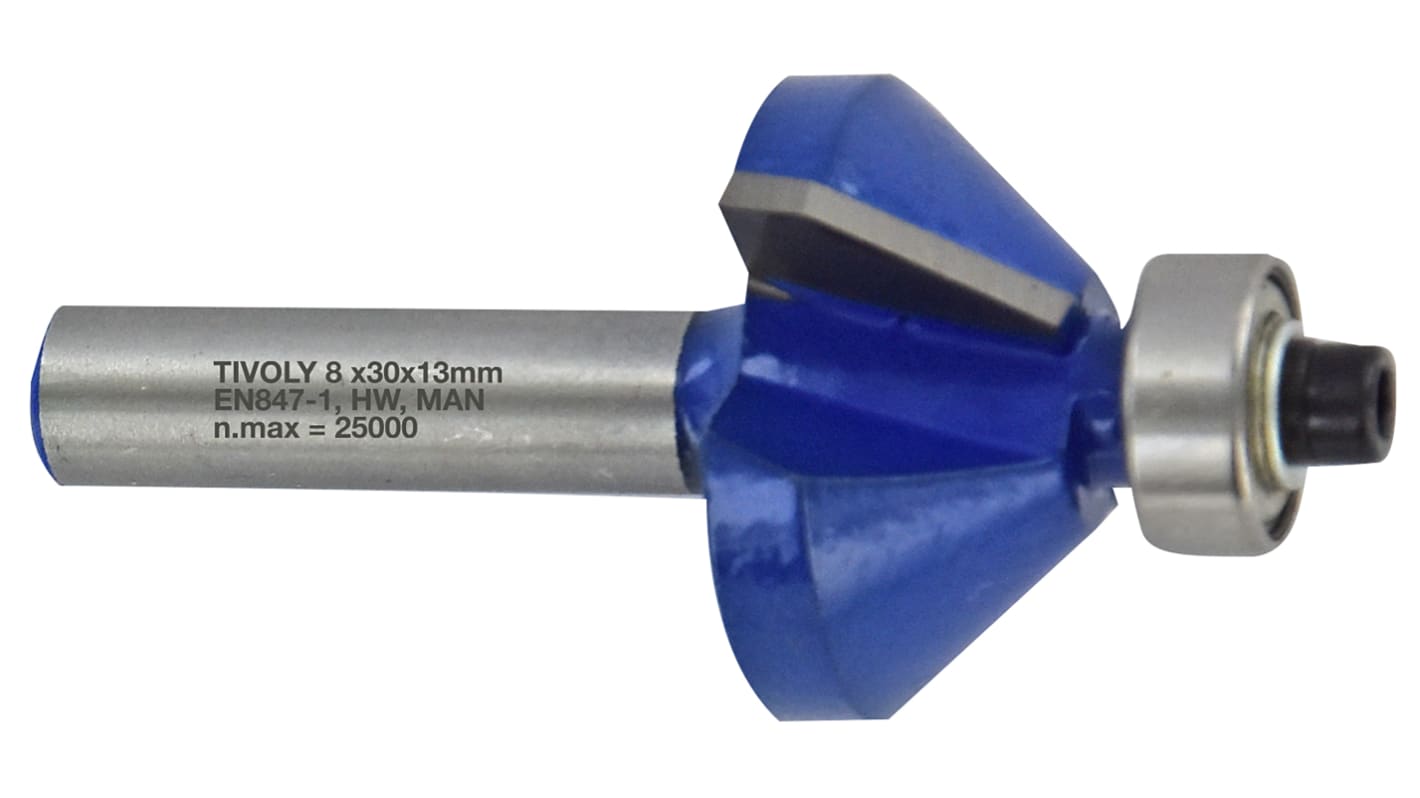 Tivoly End Mill, 5 → 25mm Cutter, Hard Metal Tip