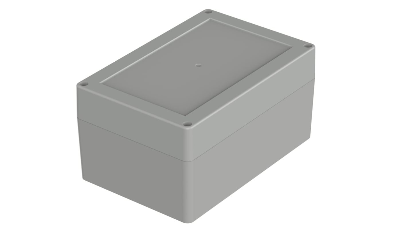 Bopla Euromas X Series Light Grey Polycarbonate Enclosure, IP66, IP68, IK07, Light Grey Lid, 180 x 120 x 90.3mm