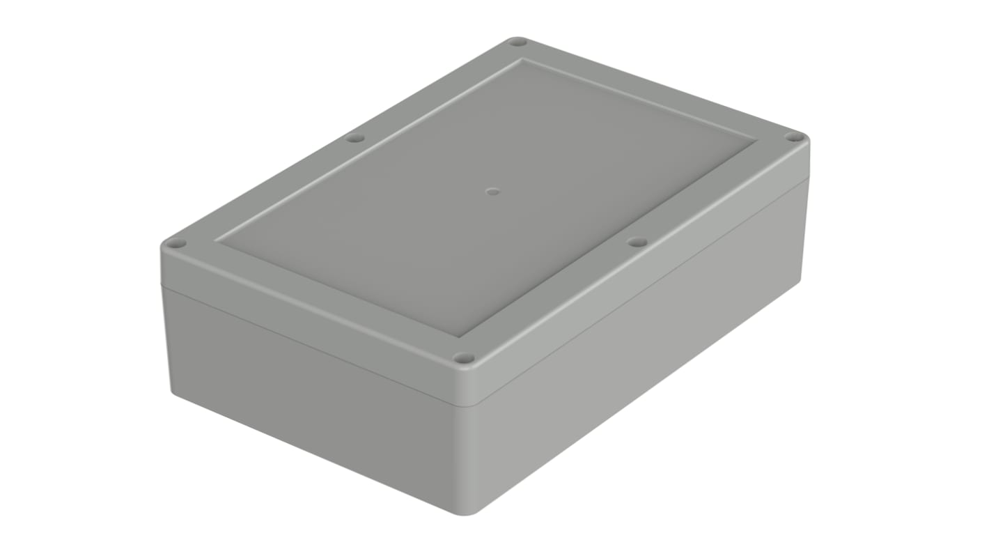 Bopla Euromas X Series Light Grey Polycarbonate Enclosure, IP66, IP68, IK07, Light Grey Lid, 209.7 x 139.8 x 60mm