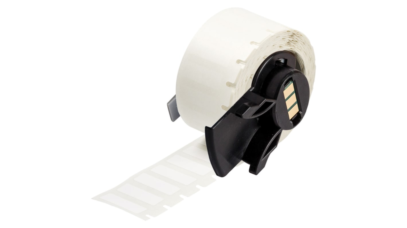Brady B-423 Black on White Cable Labels, 25.40 mm Width, 50.80mm Label Length, 25.4mm Label Width