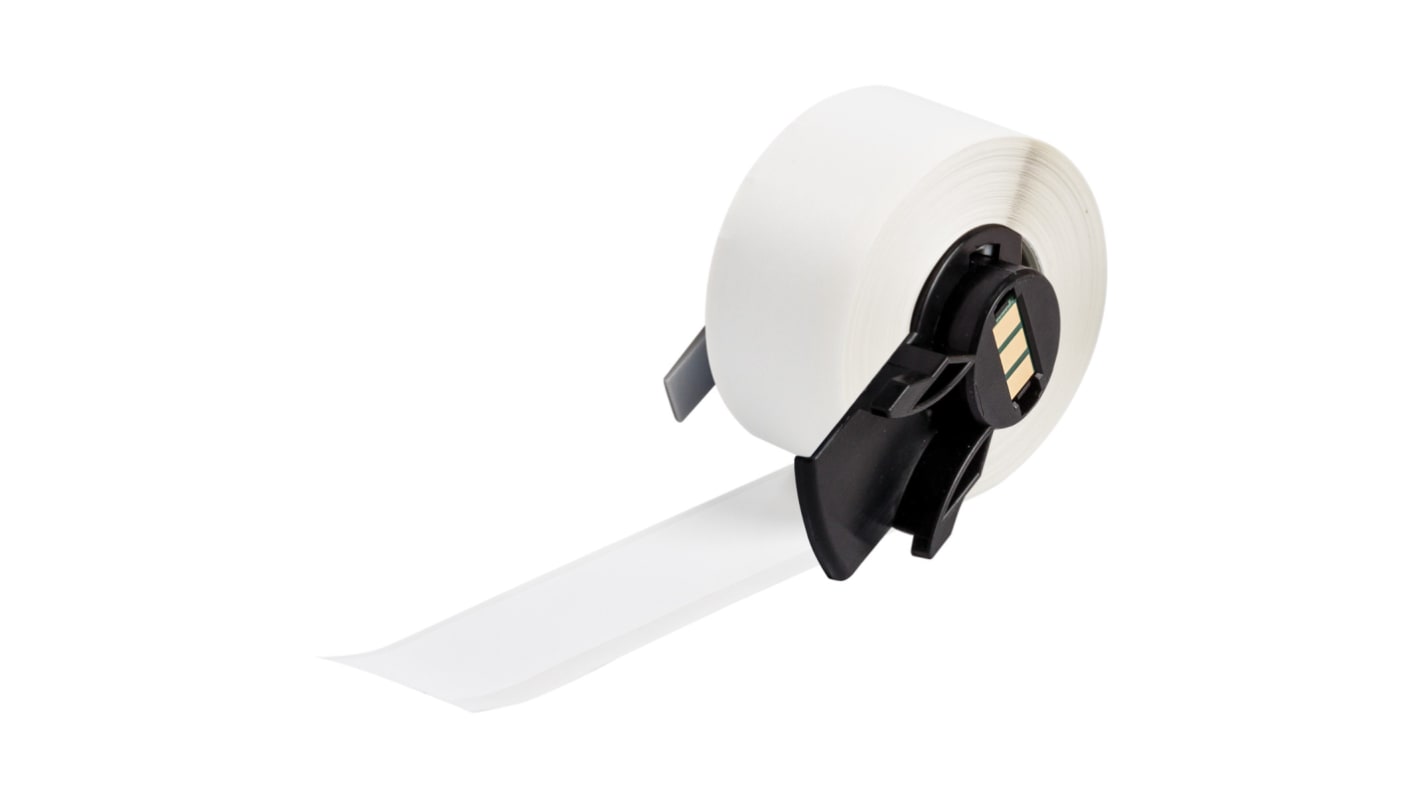 Brady B-439 Black on White Cable Labels, 15.24 m Length, 25.40 mm Width, 25.4mm Label Width