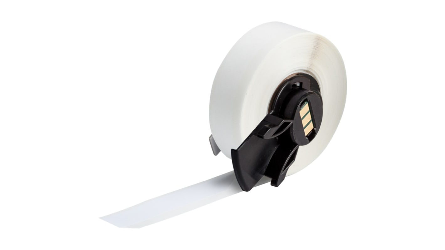 Brady B-422 Black on White Cable Labels, 12.70 mm Width, 12.7mm Label Width