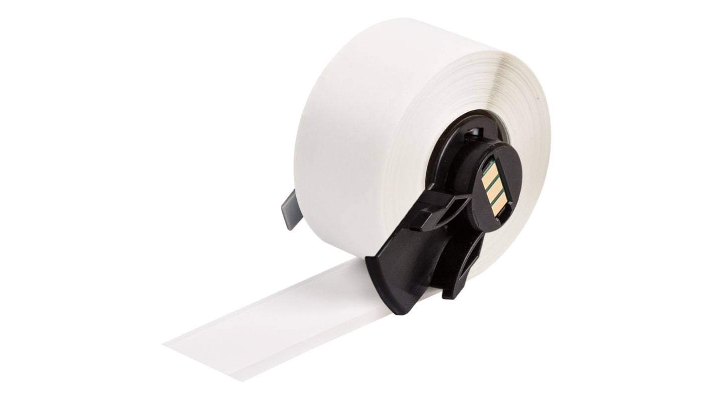 Brady B-439 Black on White Cable Labels, 12.70 mm Width, 12.7mm Label Width