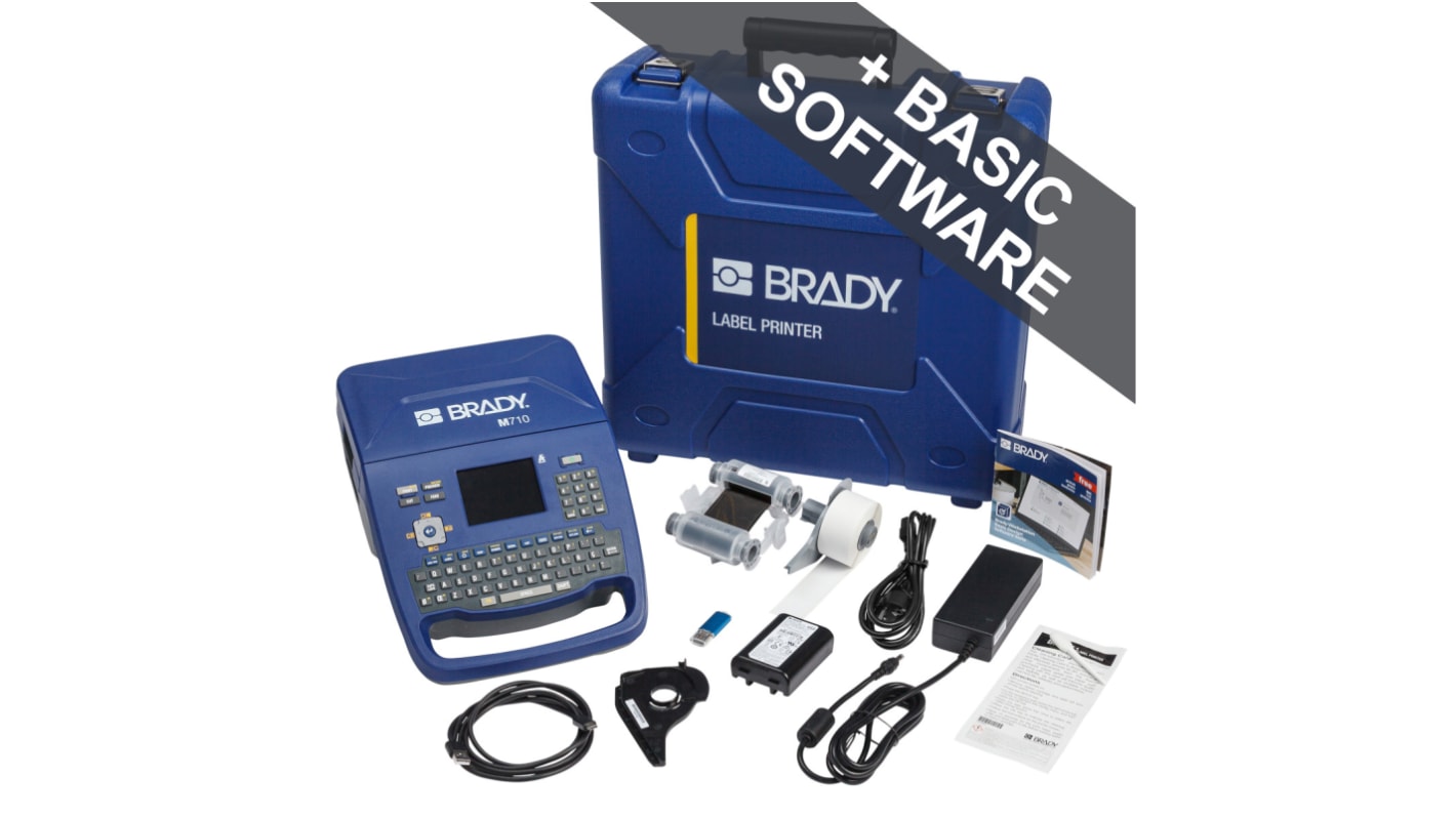 Brady M710 Etikettendrucker bis 50.8mm Etiketten tragbar,  mit QWERTY Tastatur