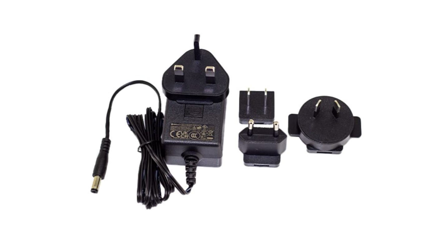 RS PRO 18W Plug-In AC/DC Adapter 9V Output, 2A Output | RS