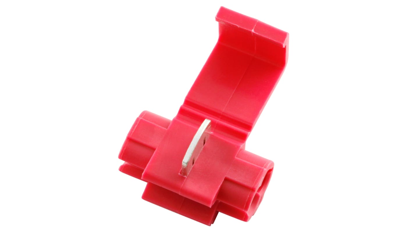 Conector de acoplamiento de cableado RS PRO, 18 → 22 AWG 18AWG 0.75mm² 22AWG 0.5mm², Rojo