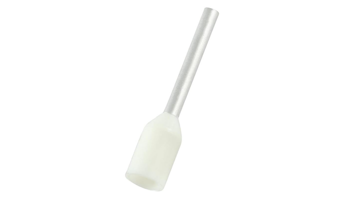 Embout de câblage RS PRO, 0.5mm², Blanc, longueur 10mm